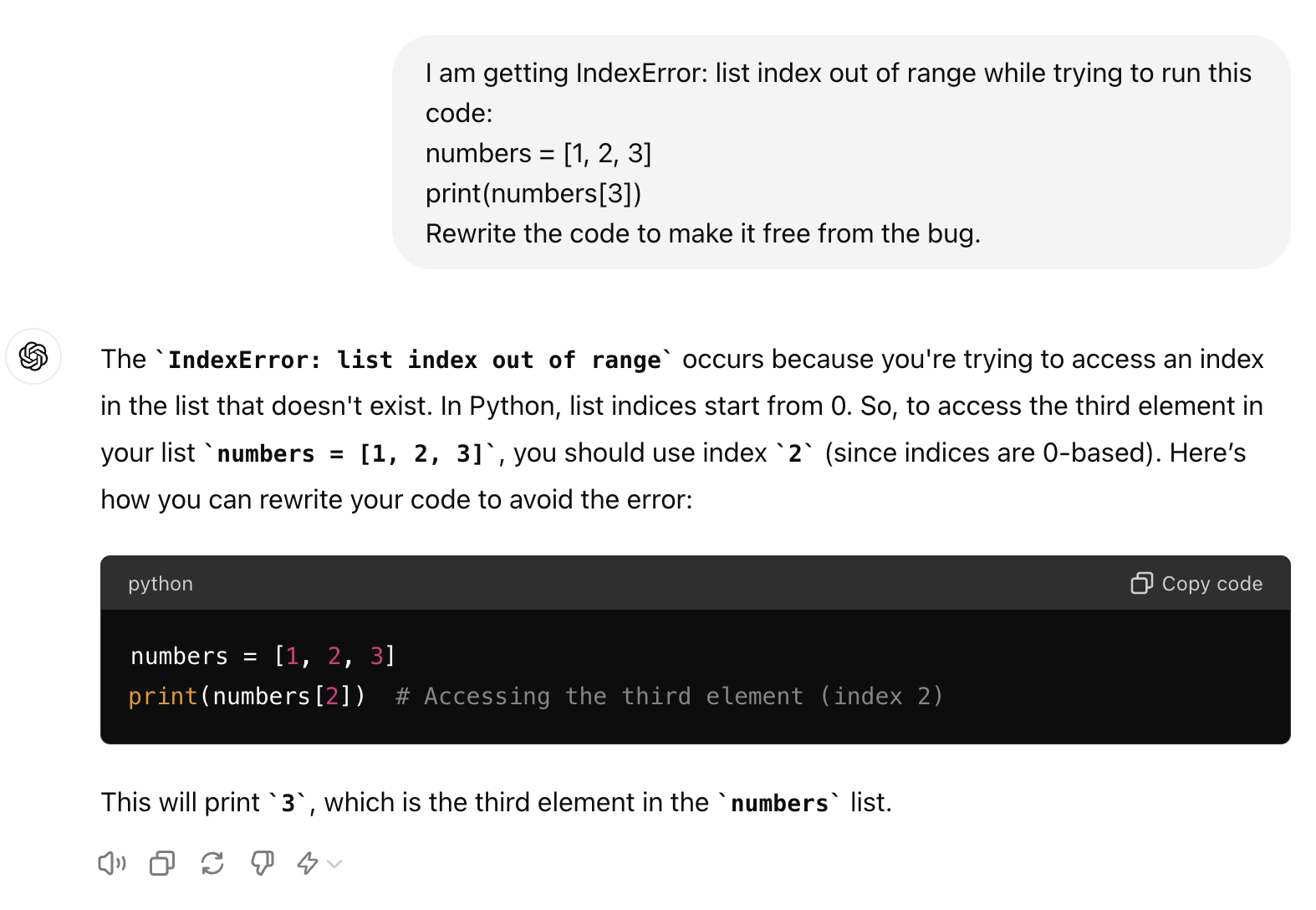 Write and Debug the Code